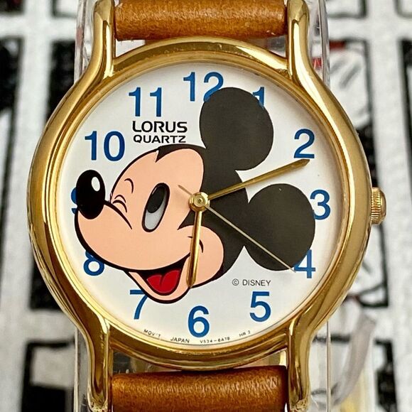 Vintage Disney x Lorus by Seiko Mickey Mouse Bobbing Eye Unisex Watch w Case main image 7